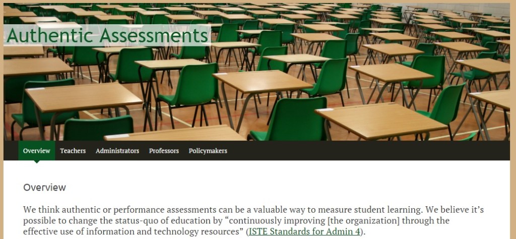 authentic assessment